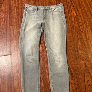 Athleta Women’s Sculptek Stretch Skinny Jean Grey Wash Size 6 2016